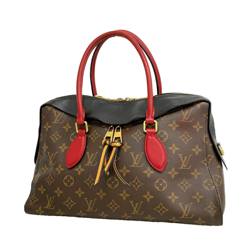 Louis Vuitton Monogram Tuileries Tote Handbag M41454 Brown Noir (Women's)